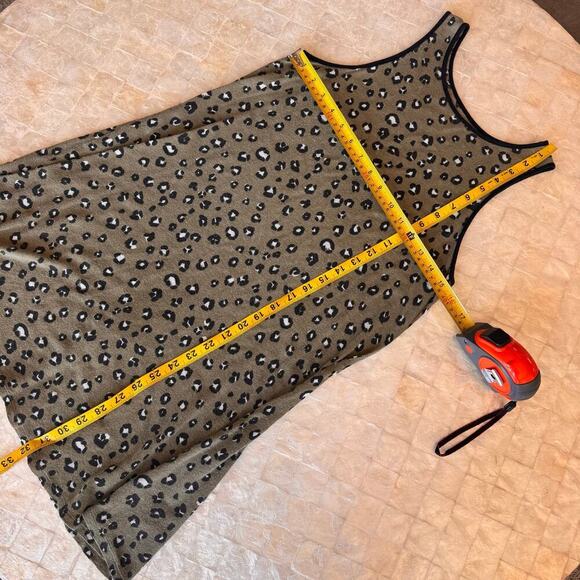 Majestic Filatures Dress gauzy silk blend lightweight animal print tank beach XS - Picture 3 of 11